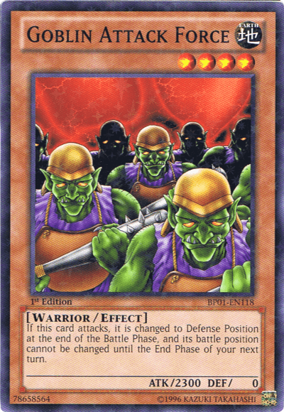 Goblin Attack Force [BP01-EN118] Starfoil Rare (ONLINE ORDER ONLY)