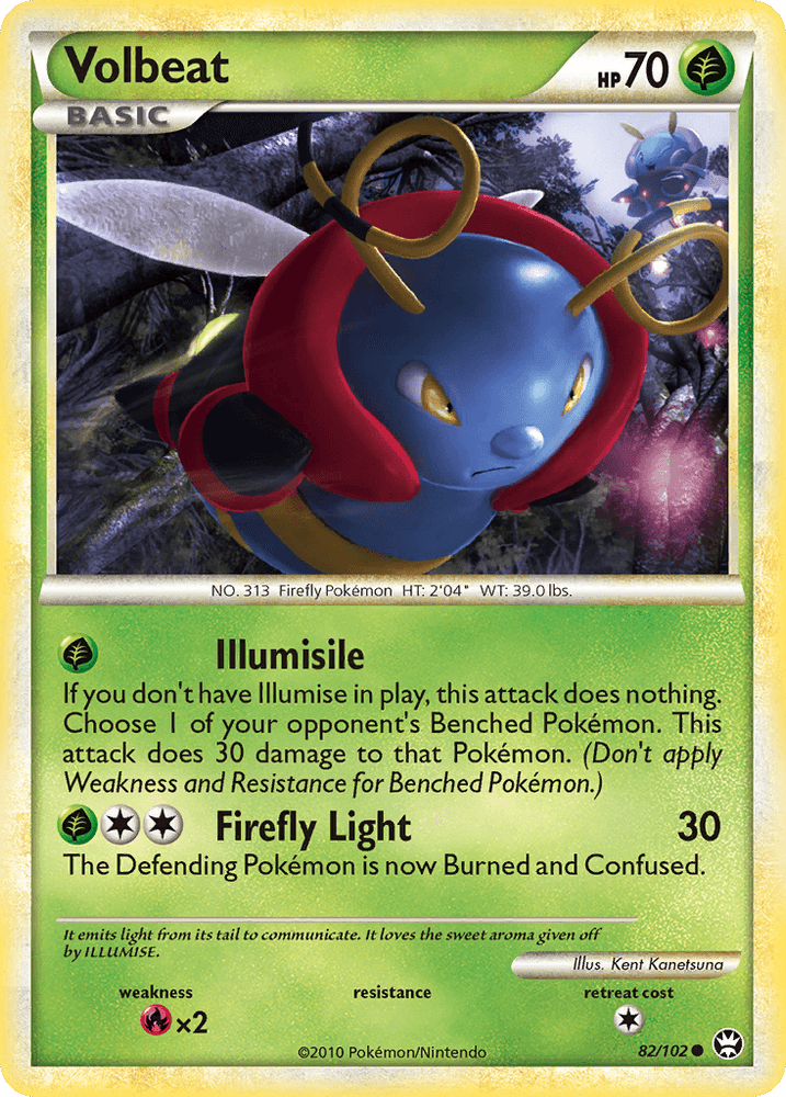 Volbeat (82/102) [HeartGold & SoulSilver: Triumphant] (Online Only)