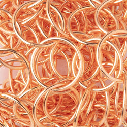 17mm Copper Plain Round Link Chain (ONLINE ORDER ONLY)