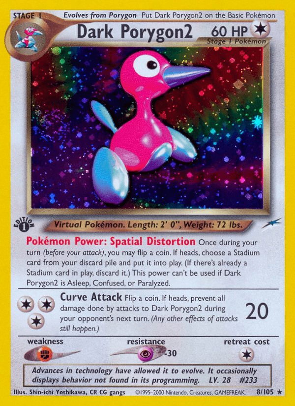 Dark Porygon2 (8/105) [Neo Destiny 1st Edition] (Online Only)