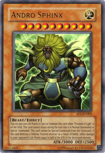 Andro Sphinx [EP1-EN002] Ultra Rare (ONLINE ORDER ONLY)
