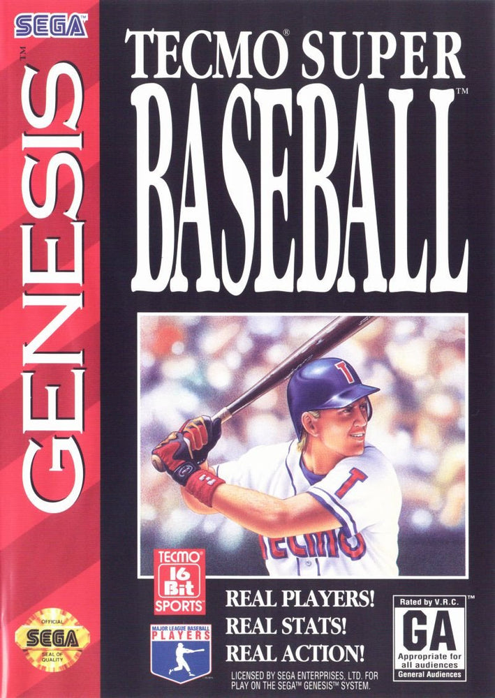 Tecmo Super Baseball (Sega Genesis) (ONLINE ORDER ONLY)