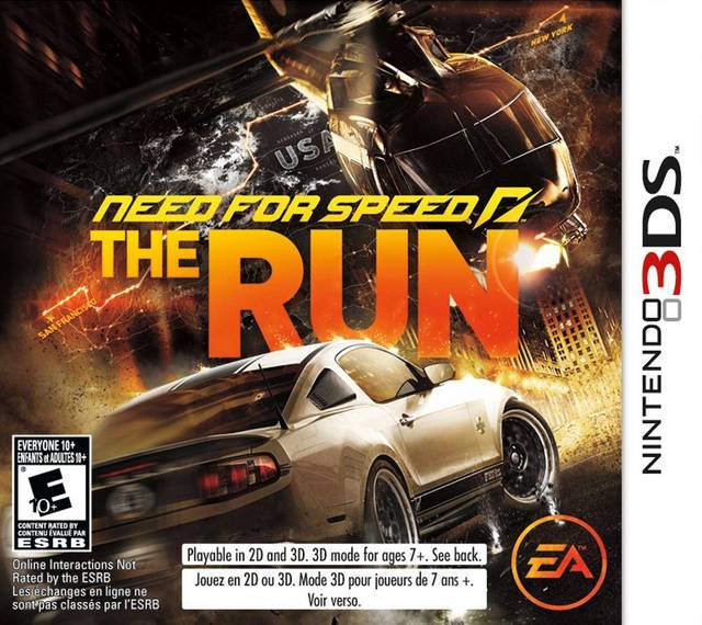 Need For Speed: The Run (Nintendo 3DS) (ONLINE ORDER ONLY)