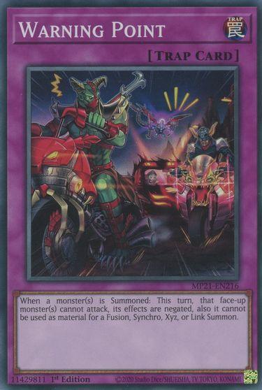 Warning Point [MP21-EN216] Super Rare (ONLINE ORDER ONLY)
