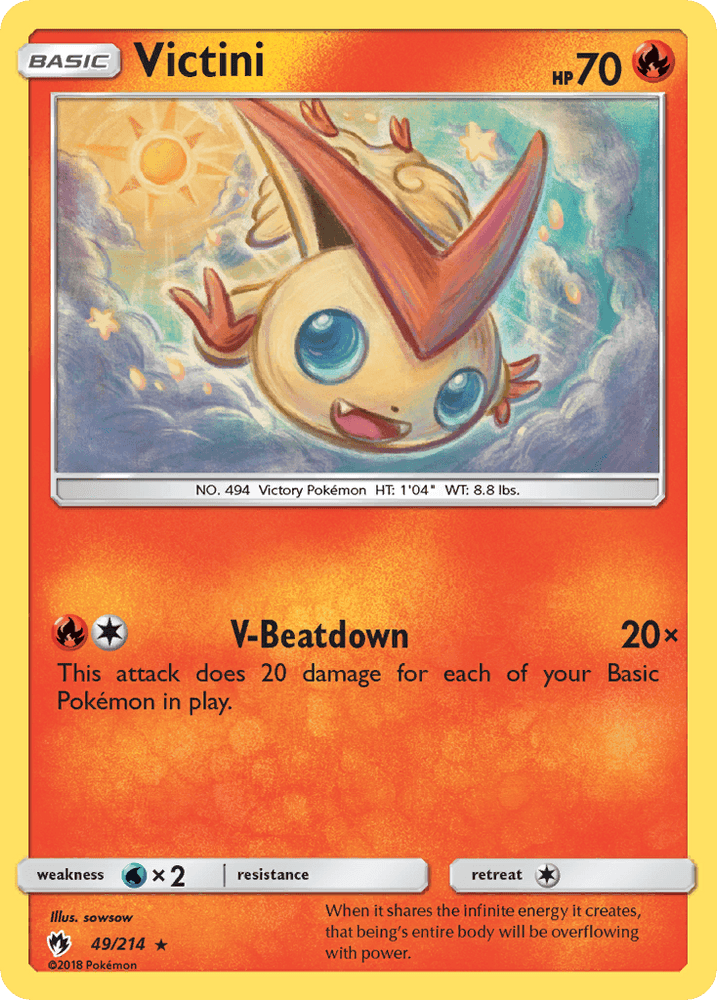 Victini (49/214) [Sun & Moon: Lost Thunder] (Online Only)