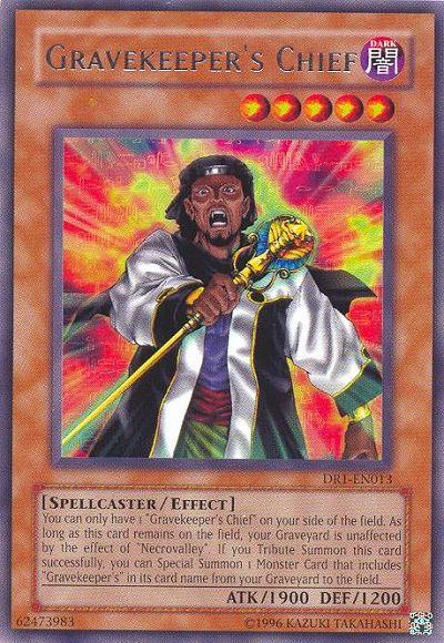 Gravekeeper's Chief [DR1-EN013] Rare (ONLINE ORDER ONLY)