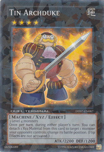 Tin Archduke [DT07-EN087] Super Rare (ONLINE ORDER ONLY)
