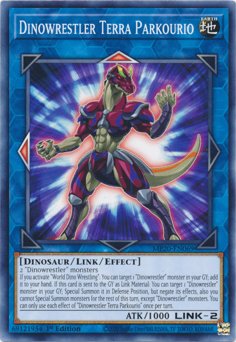 Dinowrestler Terra Parkourio [MP20-EN069] Common (ONLINE ORDER ONLY)