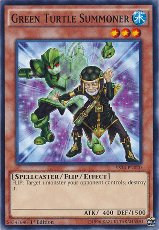 Green Turtle Summoner [YS14-EN020] Common (ONLINE ORDER ONLY)
