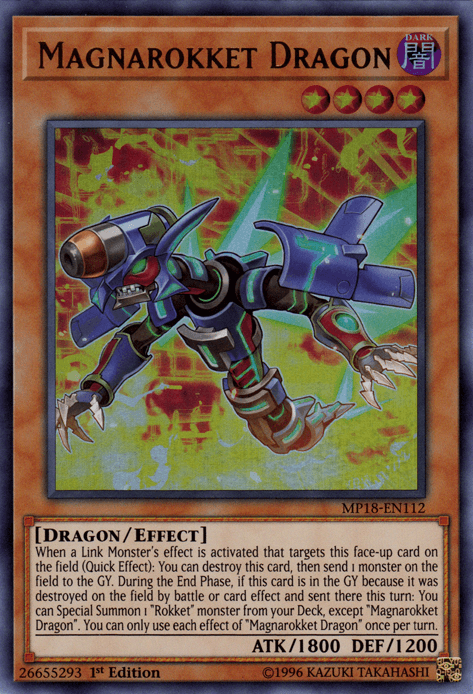 Magnarokket Dragon [MP18-EN112] Ultra Rare (ONLINE ORDER ONLY)