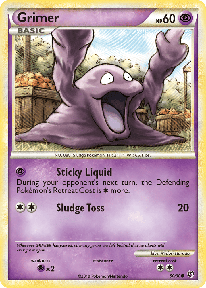 Grimer (50/90) [HeartGold & SoulSilver: Undaunted] (Online Only)