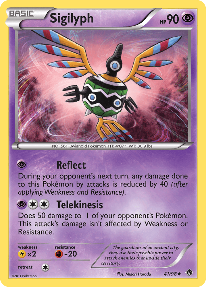 Sigilyph (41/98) [Black & White: Emerging Powers] (Online Only)