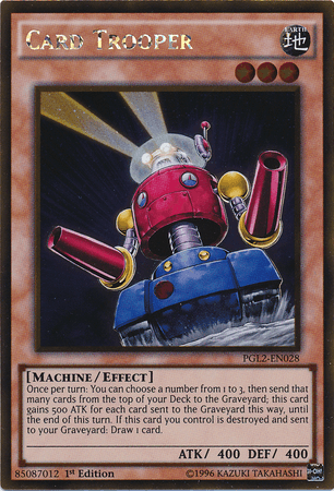 Card Trooper [PGL2-EN028] Gold Rare (ONLINE ORDER ONLY)