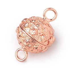 18mm Egyptian Design Round Magnetic Clasp 1 piece (ONLINE ORDER ONLY)