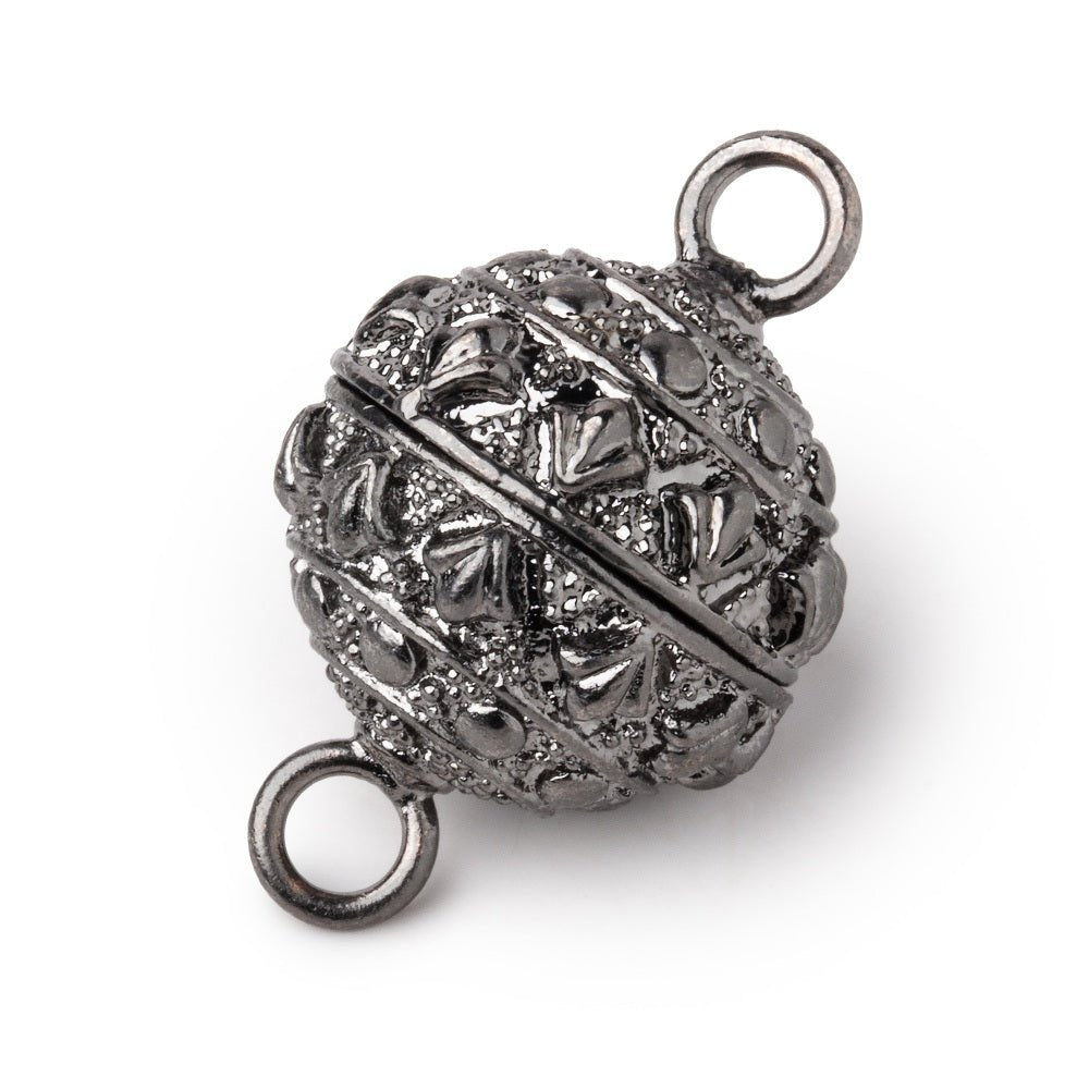 18mm Egyptian Design Round Magnetic Clasp 1 piece (ONLINE ORDER ONLY)