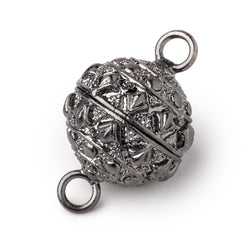 18mm Egyptian Design Round Magnetic Clasp 1 piece (ONLINE ORDER ONLY)