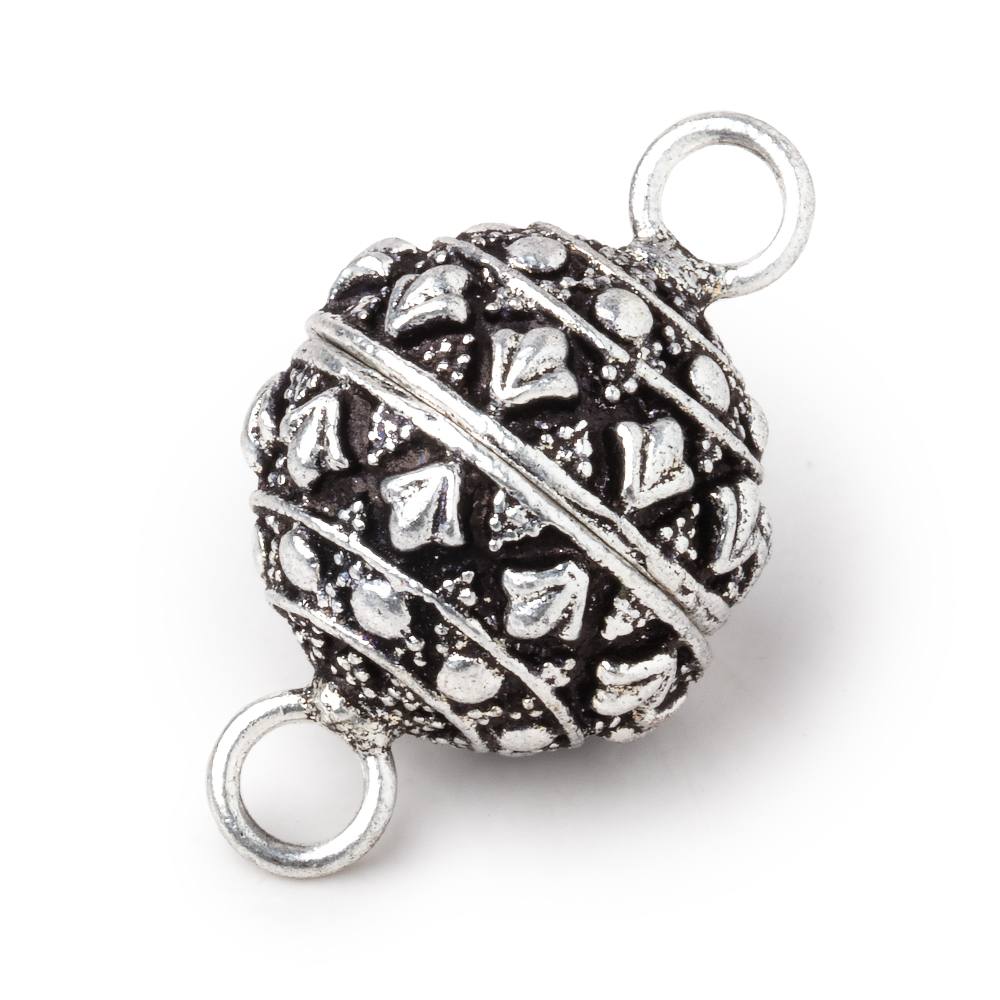 18mm Egyptian Design Round Magnetic Clasp 1 piece (ONLINE ORDER ONLY)