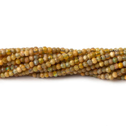 1.8mm Opaque Medium Golden Australian Opal micro faceted rondelle beads 12.5 inch 220 pieces AA (ONLINE ORDER ONLY)