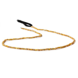 1.8mm Opaque Medium Golden Australian Opal micro faceted rondelle beads 12.5 inch 220 pieces AA (ONLINE ORDER ONLY)