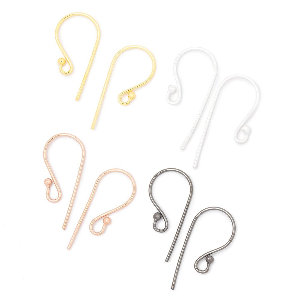 18mm Shepard's Hook with Ball Ear Wire 10 pieces (ONLINE ORDER ONLY)