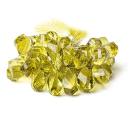 18x9mm-28x12mm Lemon Quartz Faceted Twist Beads 7 inch 42 pieces (ONLINE ORDER ONLY)