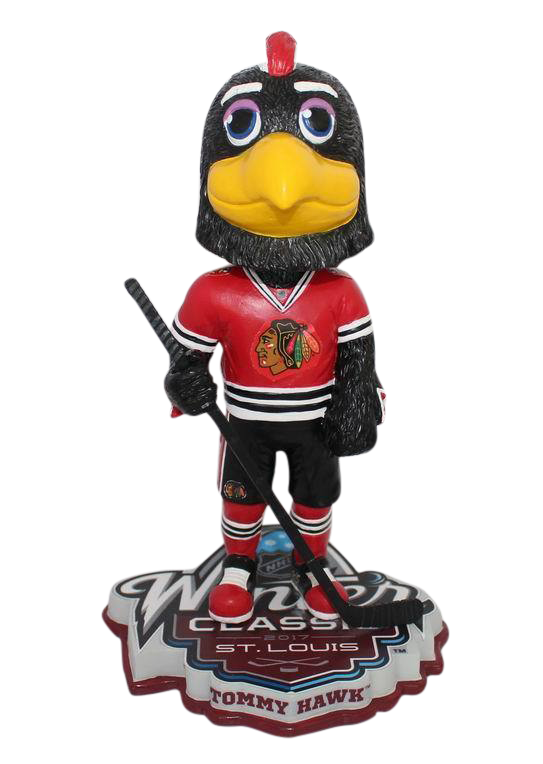 Tommy Hawk Chicago Blackhawks 2017 Winter Classic Special Edition Bobblehead (ONLINE ORDER ONLY)
