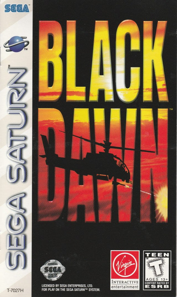 Black Dawn (Sega Saturn) (ONLINE ORDER ONLY)