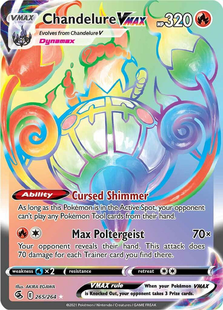 Chandelure VMAX (265/264) [Sword & Shield: Fusion Strike] (Online Only)