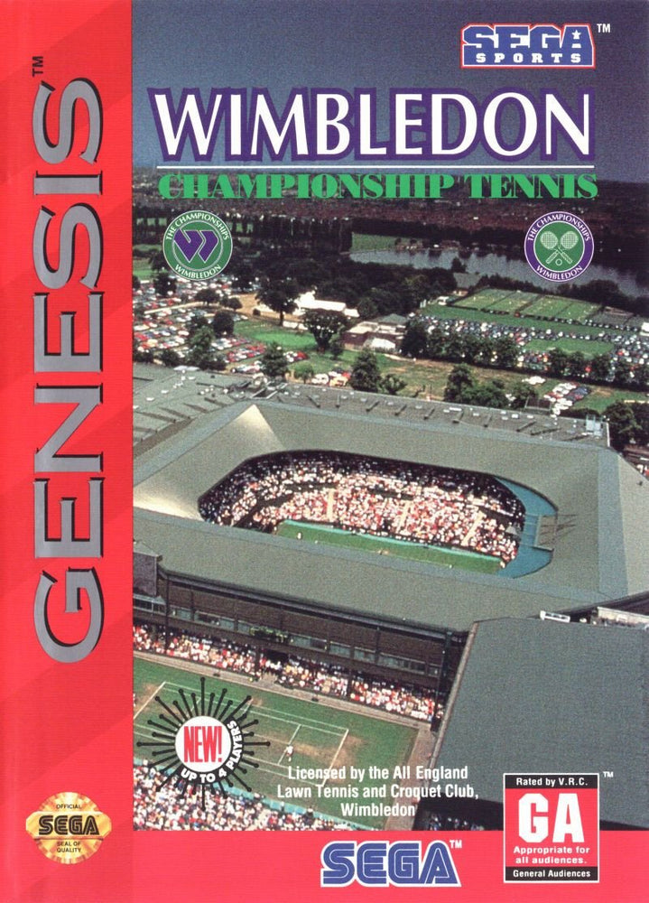 Wimbledon Championship Tennis (Sega Genesis) (ONLINE ORDER ONLY)