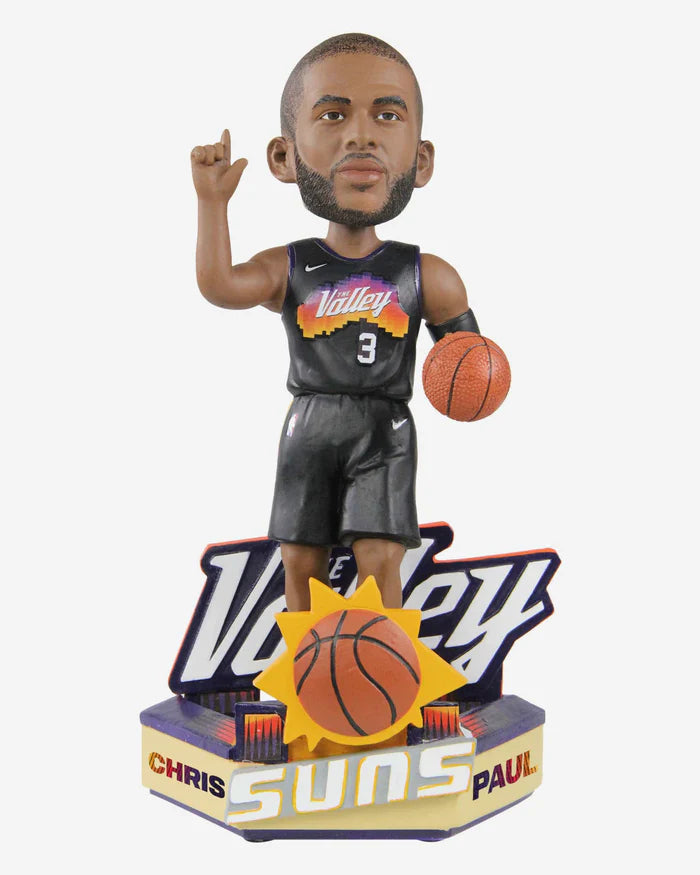 Chris Paul Phoenix Suns 2022 City Jersey NBA Bobblehead (ONLINE ORDER ONLY)