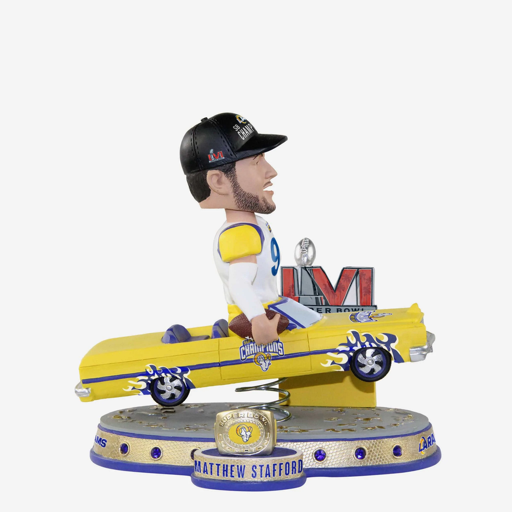 Matthew Stafford Los Angeles Rams Low Rider NFL Bobblehead (ONLINE ORDER ONLY)