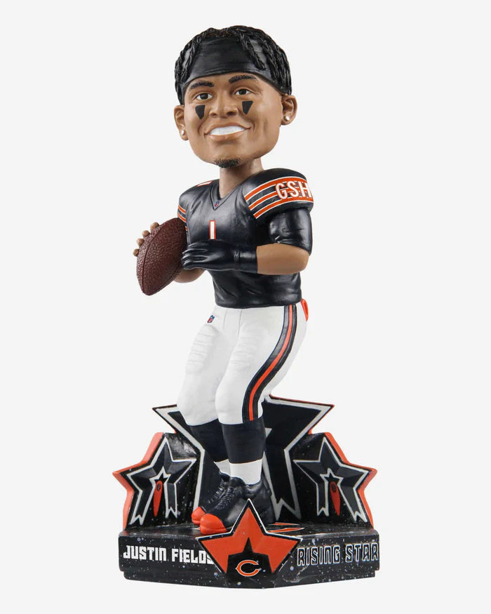 Justin Fields Chicago Bears Rising Star Bobblehead (ONLINE ORDER ONLY)