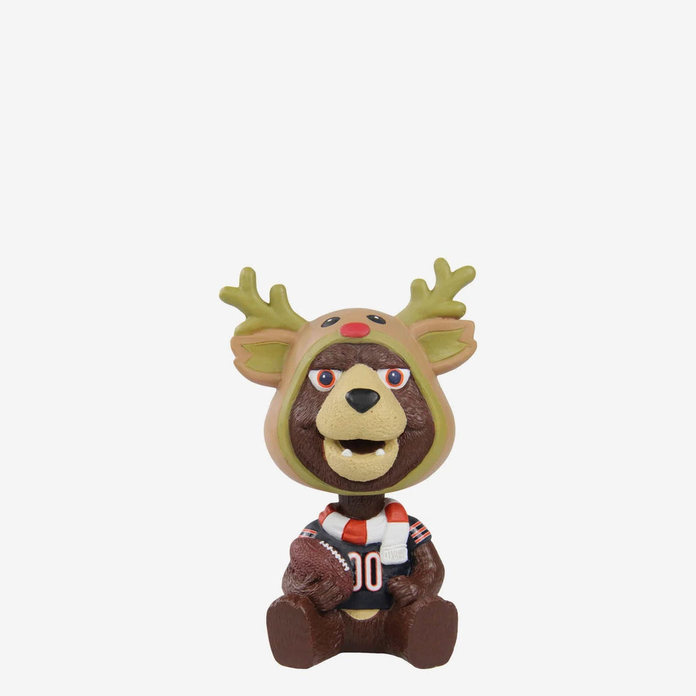 Staley Da Bear Chicago Bears Christmas Mascot Bobble Bro Mini Bobblehead (ONLINE ORDER ONLY)