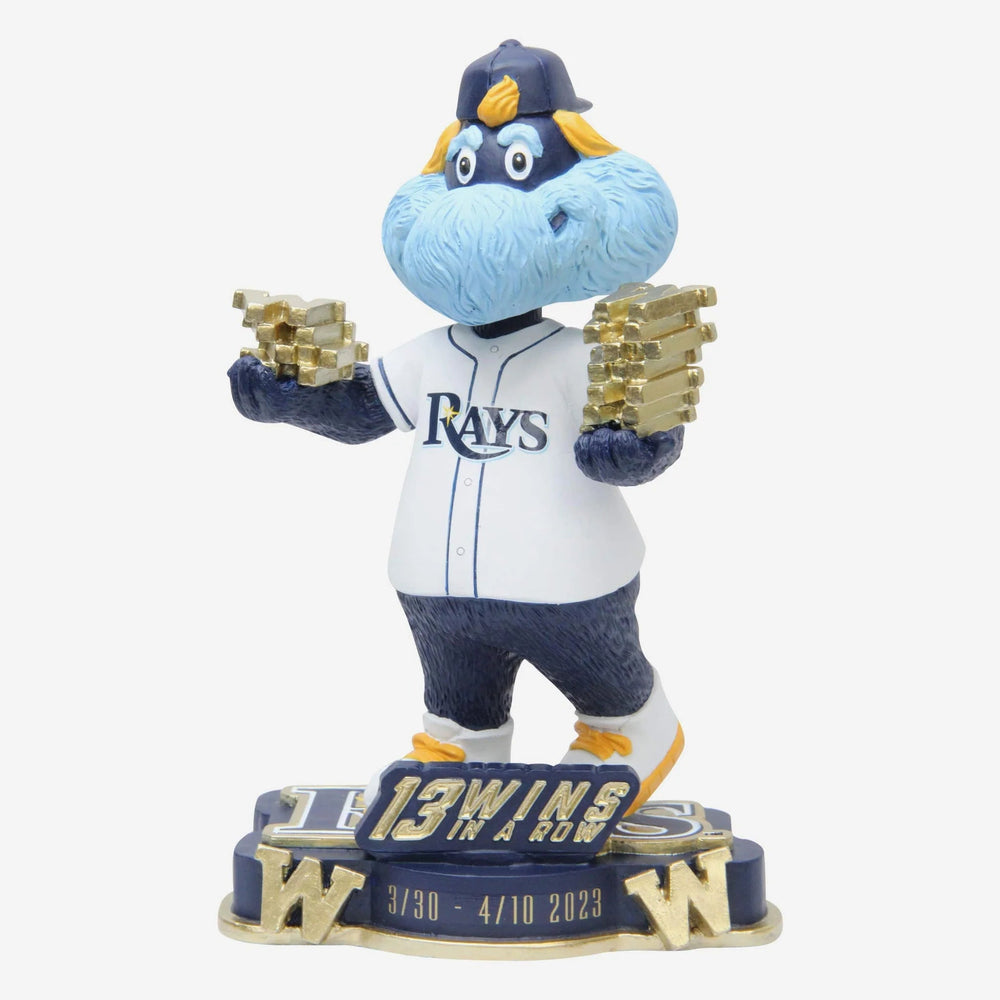 Raymond Tampa Bay Rays Win Streak MLB Bobblehead (ONLINE ORDER ONLY)