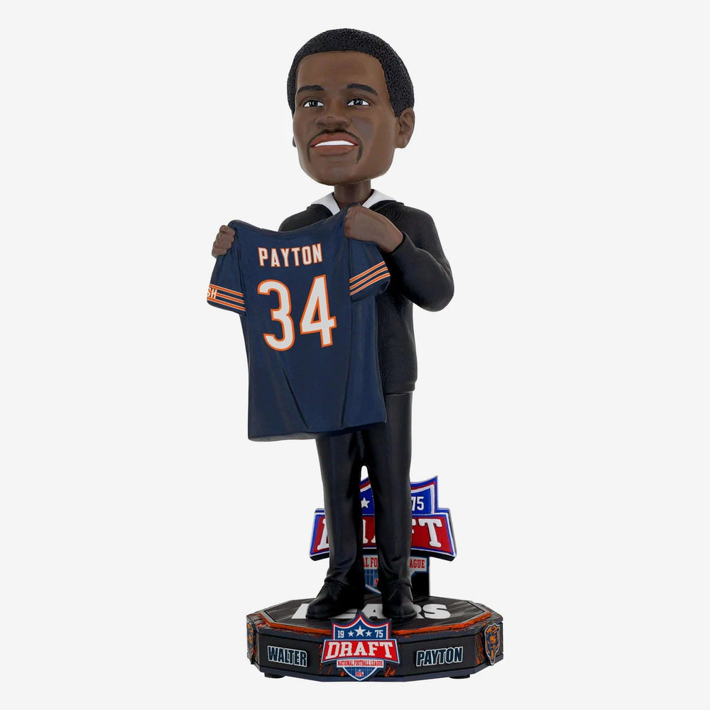 Walter Payton Chicago Bears 1975 Draft Pick NFL Bobblehead (ONLINE ORDER ONLY)