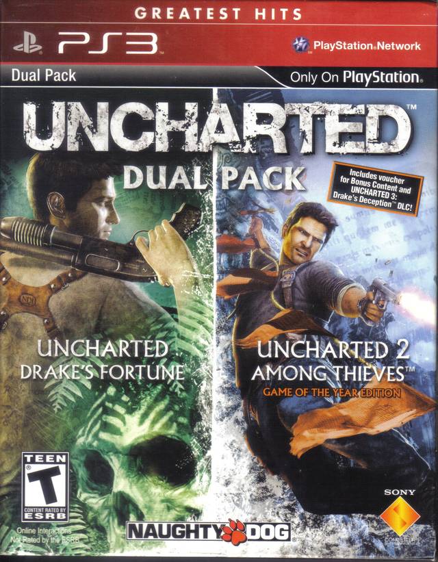 Uncharted Dual Pack (Playstation 3) (Online Only)
