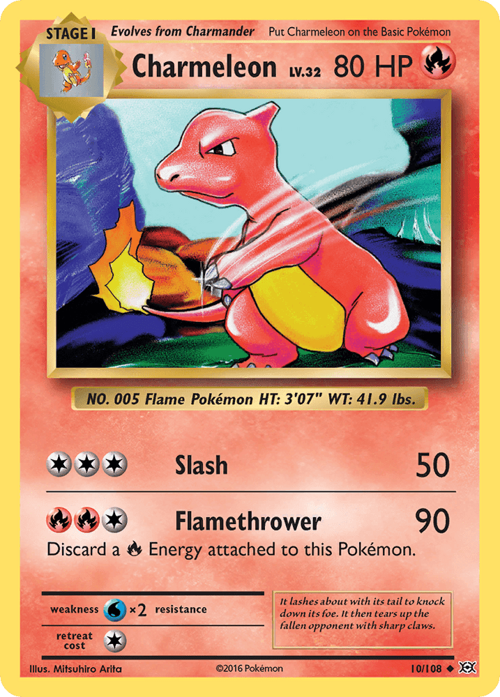 Charmeleon (10/108) [XY: Evolutions] (Online Only)