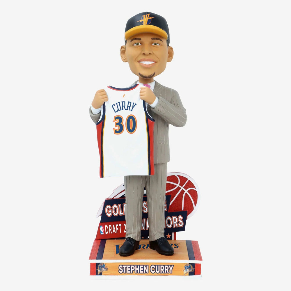 Steph Curry Golden State Warriors 2009 Draft Pick NBA Bobblehead (ONLINE ORDER ONLY)