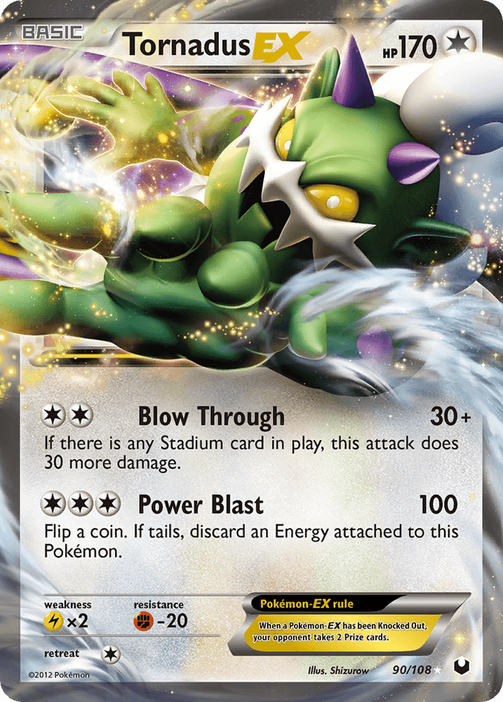 Tornadus EX (90/108) [Black & White: Dark Explorers] (Online Only)