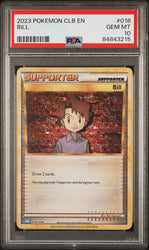 2023 POKEMON BLASTOISE & SUICUNE ex DECK BILL #18 PSA 10 (Online Order Only)
