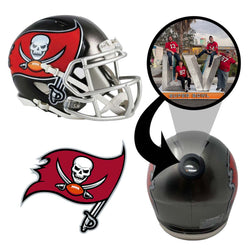 Tampa Bay Buccaneers NFL Mini Helmet - Picture Inside (Online Order Only) (ONLINE ORDER ONLY)