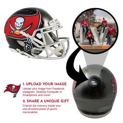 Tampa Bay Buccaneers NFL Mini Helmet - Picture Inside (Online Order Only) (ONLINE ORDER ONLY)