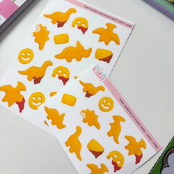 Dino Nuggets | Decorative| Journal| Sticker Sheet (ONLINE ORDER ONLY)
