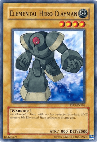 Elemental Hero Clayman [DR3-EN183] Common (ONLINE ORDER ONLY)