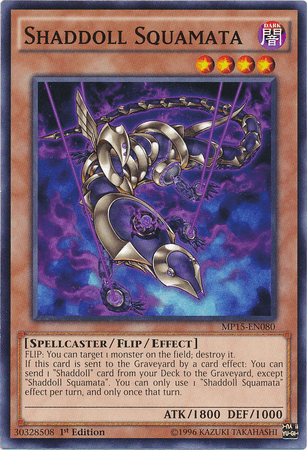 Shaddoll Squamata [MP15-EN080] Common (ONLINE ORDER ONLY)