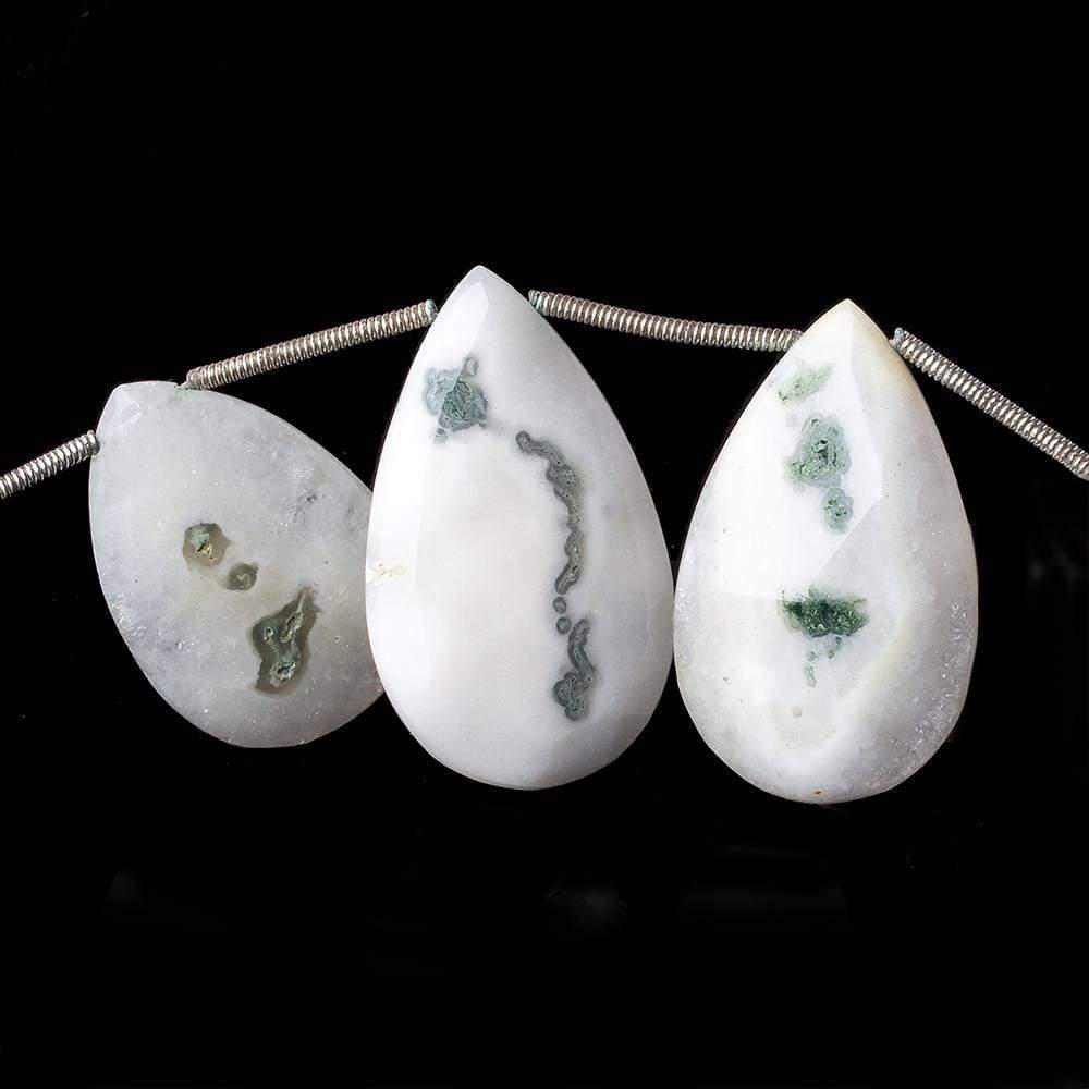 19x13-28x17mm Solar Quartz Faceted Pear Beads 8 inch 13 pieces (ONLINE ORDER ONLY)