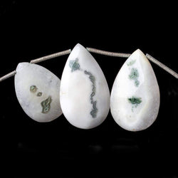 19x13-28x17mm Solar Quartz Faceted Pear Beads 8 inch 13 pieces (ONLINE ORDER ONLY)