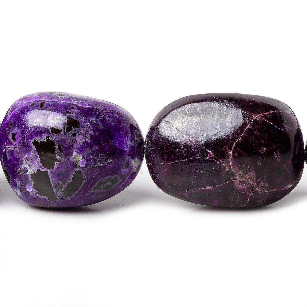 19x15-27x17mm Sugilite Plain Nuggets 19 inch 21 beads AAA (ONLINE ORDER ONLY)