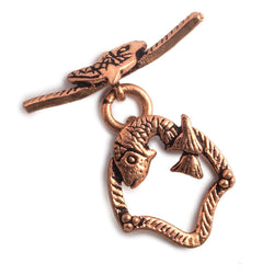 19x17mm Copper Toggle Koi Fish (ONLINE ORDER ONLY)