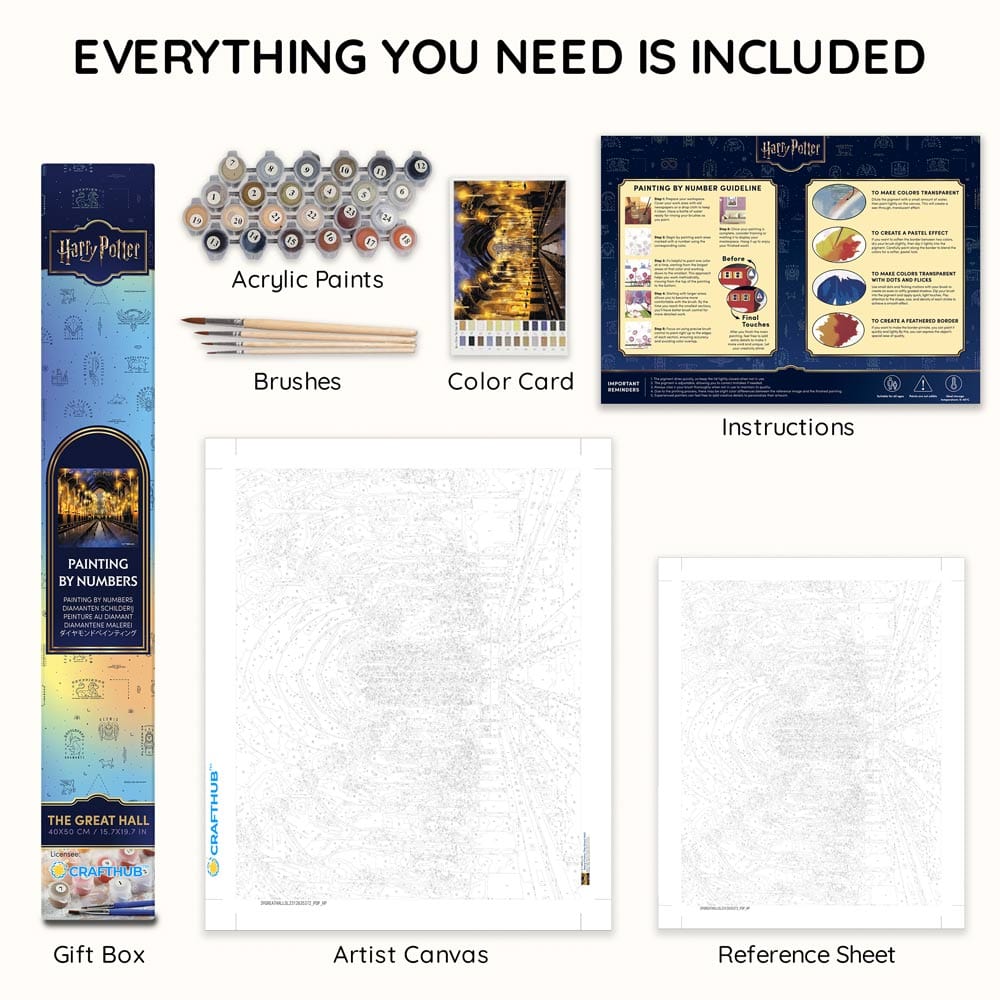The Great Hall - Paint By Numbers Kit (ONLINE ORDER ONLY)